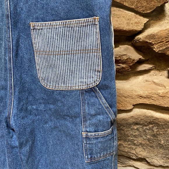 Vintage North Blue West Carpenter Denim Overalls - Picture 5 of 11